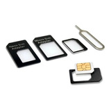 Adaptador Chip Sim A Micro Sim Y Nano Sim + Extractor