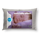 Kit Com 2 Travesseiros Infantis Euro Pillow Antiestresse Cor Bege