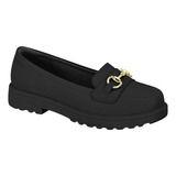 Mocassim Feminino Baixo Preto Modare Ultraconforto