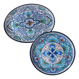 Cerified International Talavera Plato De Melamina De 2