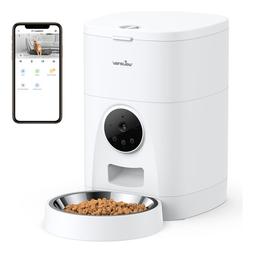 Dispensador Alimentos Automático Mascotas Gatos Perros Wifi