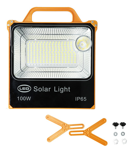 Luz De Emergencia Led Solar De 100w, Portátil, 222leds, Manu