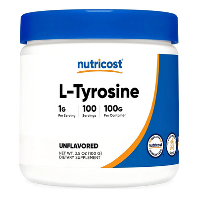Nutricost L-tyrosine Dietary Supplement 100 Servings 100g Sabor Sin sabor | Envío gratis