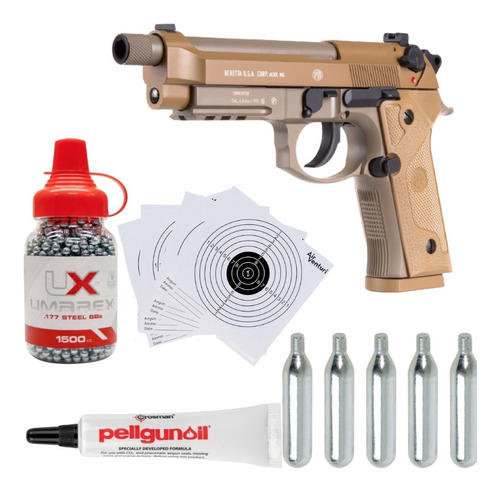 Umarex Beretta M9a3 Full Auto Blowback Co2 4.5mm Xchws P