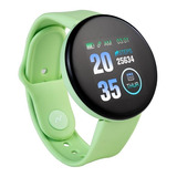 Reloj Inteligente Smartwatch Noga Ng-sw09 Bt Fitness Unisex Color De La Caja Blanco Color De La Malla Verde Color Del Bisel Negro