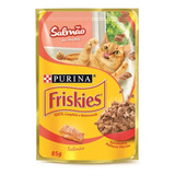 Friskies Sachê Salmão Ao Molho 85g