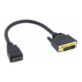 Cabo Adaptador Dvi-d Macho Para Hdmi Fêmea 24+1 