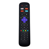 Controle Remoto Compatível Tv Philco Roku Smart 4k Netflix