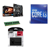 Kit Actualización Core I3 10100 H510 Ram 4gb 240gb Kt