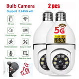 A Camara Vigilancia Con Bombilla E27 Wifi 5g/2.4g 2 Uds