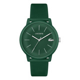 Reloj Lacoste De Caucho Verde 2011238 Para Hombre