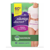 Always Ropa Interior Discreta Posparto 32 Piezas Ch/m