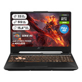 Portátil Gamer Tuf Asus R5 7535h Ram 32gb Ssd 512 Grafica