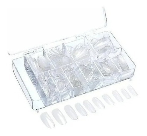 Tips Para Uñas Acrílicas Transparentes Caja 500 Pcs Sonrisa