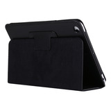 Funda De Piel Resistente A Manchas Y Arañazos Para iPad, Color Negro