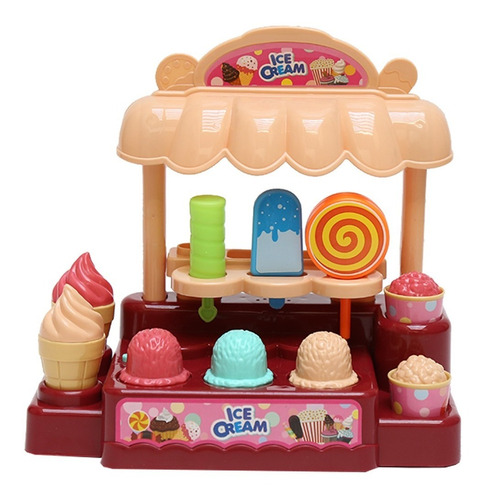 Juguete Carrito De Helados Nieves Niños Con Luces Y Sonido