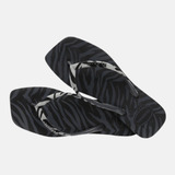 Chinelo Havaianas Slim Square Quadrada Velvet / Zebra