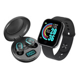 Abc Combinación De Audífonos Bluetooth Y Reloj Deportivo