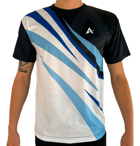 Remera Manga Corta Deportiva Running Fitness Gym Tenis Padel