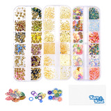 Kare & Kind Kit De Decoración De Uñas 3d  Cristales, G.
