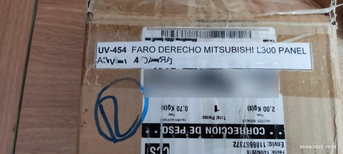 Faro Delantero Derecho Mitsubishi L300 1998-2015 Foto 5