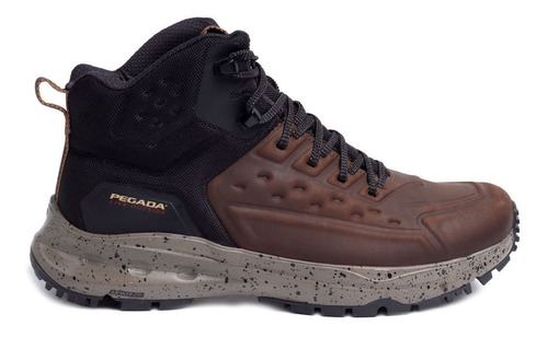 Bota Masculina Pegada Trekking Pull Up Marrom/preto