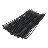 100 Abraçadeira 25cm X 3,6mm Preta Nylon