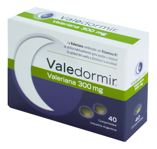 Valedormir 40 Comp Valeriana Sedante Natural Mejora Sueño