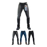 Jm Pantalon Jean Moto Brooklyn Kingman Kevlar Protección