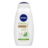 Nivea Body Wash Limpiador Corporal Basil & White Tea 591ml