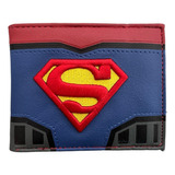 Cartera Superman Billetera De Hombre Logo Clark Kent