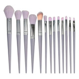 Set Brochas De Maquillaje 13 Profesional Terciopelo Regalo