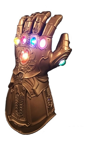 Luva Thanos Guerra Infinita - Manopla Do Infinito Com Led