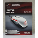 Mouse Gamer Asus Rog Sica Blanco C/negro