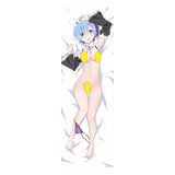 Dakimakura Rem Re Zero Hentai Rellena 64x22 Mod2 Ml7