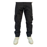 Pantalon Jean Cargo Oversize Premium Hombre