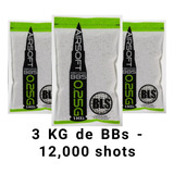 3kg Bbs Bls 0.25g - 12,000 Shots Airsoft 6mm Perfect