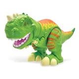 Tiranosaurio Rex Luz Sonido Camina Y Tira Humo Bunny Toys