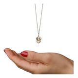 Colar Feminino De Ouro Pingente Aranha Cravejado Diamantes