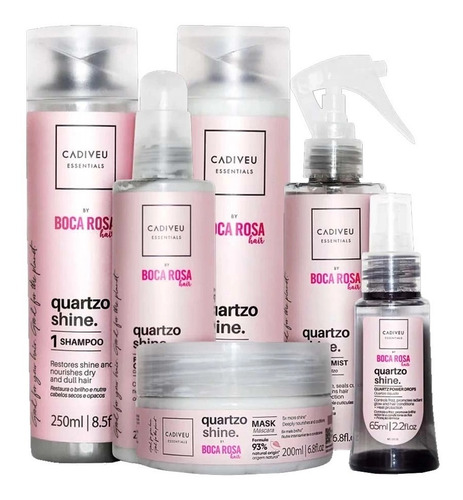 Cadiveu Kit Boca Rosa Hair C/6 Produtos