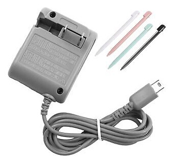 Ds Lite Charger Kit, Ac Power Adapter Charger And 4 Stylus