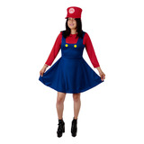 Disfraz De Mario Para Mujer, Dama, Super, Cosplay Bros Yoshi Luigi Game Uniforme Halloween Peach Fiesta De Disfraces.