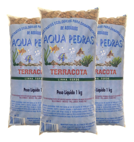 Substrato Terracota Para Aquários E Jardins N°2 - 3kg