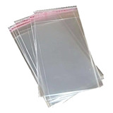 Saquinho Plástico Fita Adesiva - 5x8 - 100 Unidades