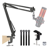 Soporte De Brazo Quadcast Boom Arm Ajustable Con Suspensión 