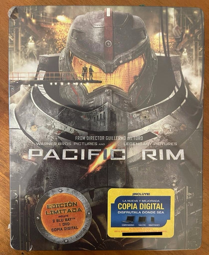 Bluray Steelbook Círculo De Fogo - Pacific Rim - Dub / Leg