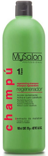Salerm Mysalon Shampoo Regenerador Anticaída Malabar 1 L 