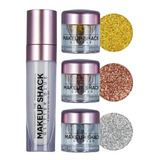 Pro Glitter Set - The Makeup Shack - 3 Glitter + Pegamento 