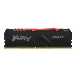 Memoria Pc Kingston Fury Beast Rgb Ddr4 8gb 3600mhz Negro