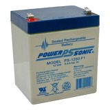 Batería Ps1250 F1 Power Sonic 12 Voltios 5 Ah Recargable 